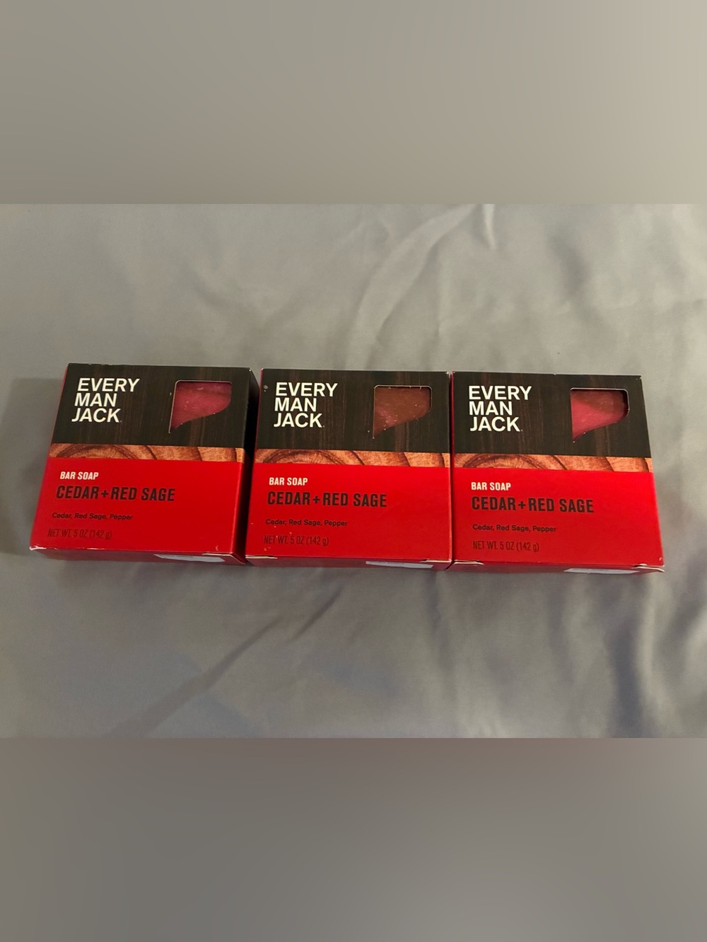 Every Man Jack Cedar + Red Sage Bar Soap - Red